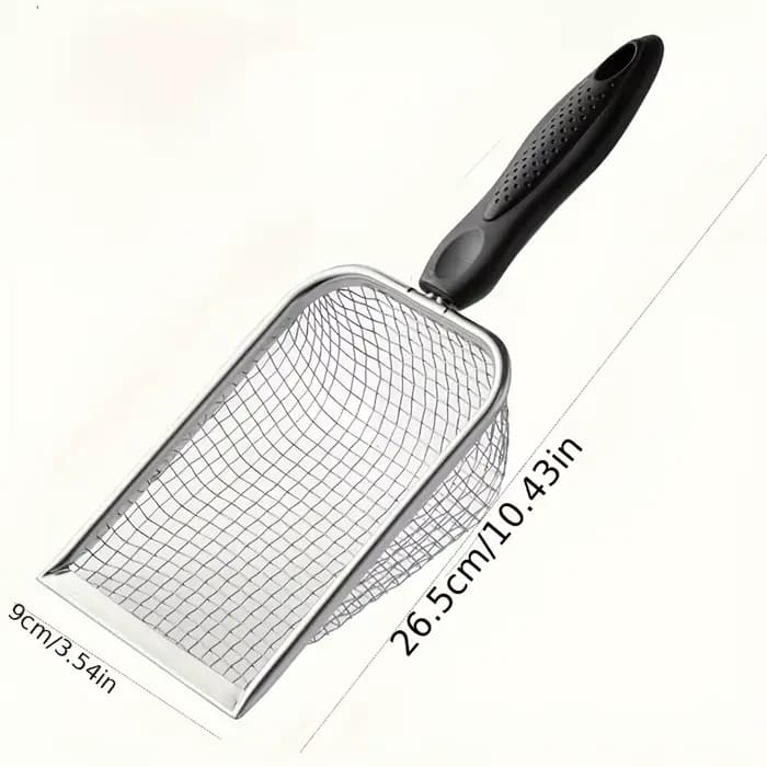 Tamis à terre pour jardin - Tamis à main pour sable et engrais de jardin - Disponible en deux tailles (2,8 mm et 5 mm)