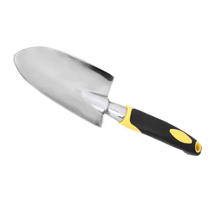 Petite pelle de jardinage en alliage pour plantes et fleurs, pelle à sol ample, désherbage, trous de creusement, outils pour plantation de jardin, poignée antidérapante