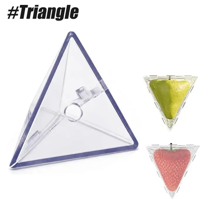 Faites pousser vos propres tomates cubiques ou triangulaires, ensemble de moules transparents en PP pour la formation de fruits, gadget de jardinage réutilisable pour des salades surprenantes