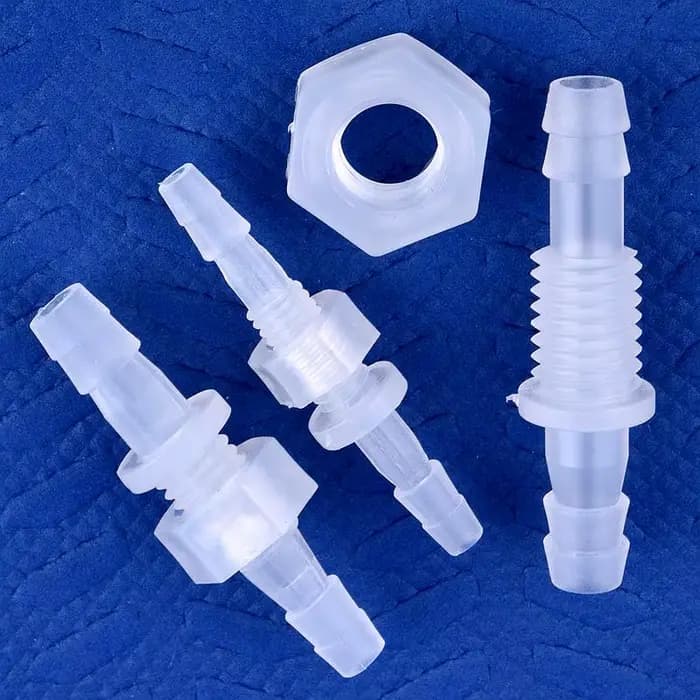 5 ~ 200 pièces écrou hexagonal M6 ~ M10 à 3 ~ 8mm PP pagode connecteurs directs réservoir d'aquarium