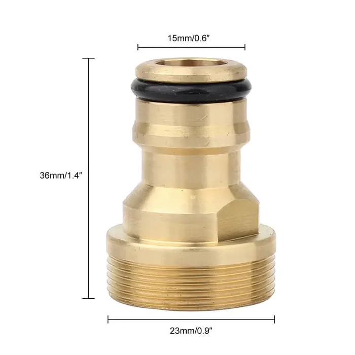 Connecteur rapide universel pour robinet de cuisine et de salle de bains, en laiton pur, adaptateur