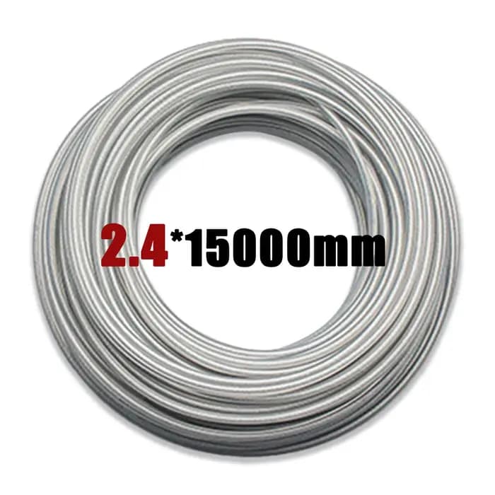 Ligne de coupe pour pelouse ronde avec fil d'acier, idéale pour éliminer diverses mauvaises herbes t