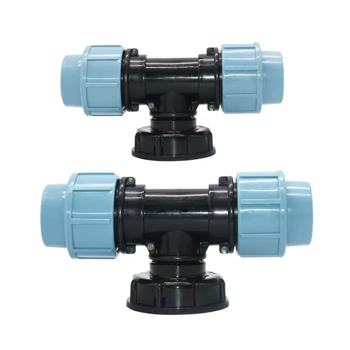 Adaptateur IBC S60 x 20mm 25mm 32mm, Connecteur de Tube PE Coudé Mathiateur d'Eau Raccord de Tuyau e