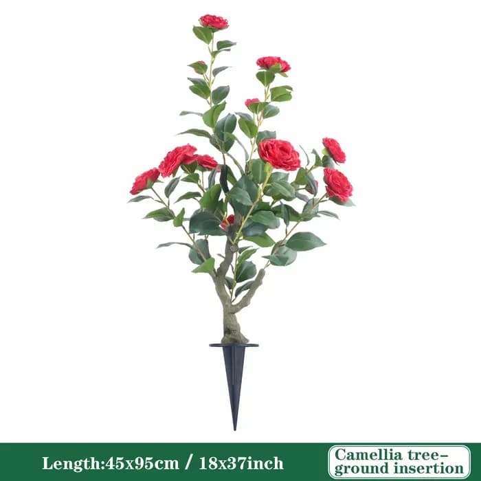 Arbre topiaire Camélia de 85 cm avec pot/support