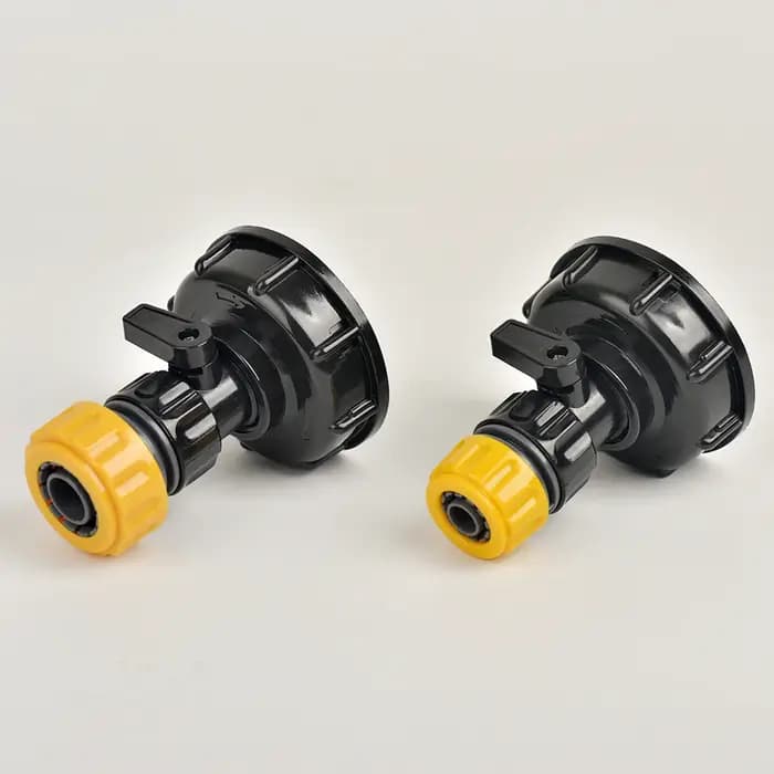 Adaptateur de réservoir d'eau IBC 1000L, raccords de baril de tonne, avec connecteur de tuyau rapide
