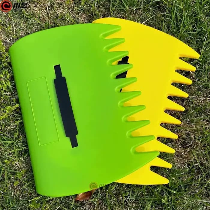 1 paire de râteaux à feuilles d'extérieur en plastique pour ramasser
