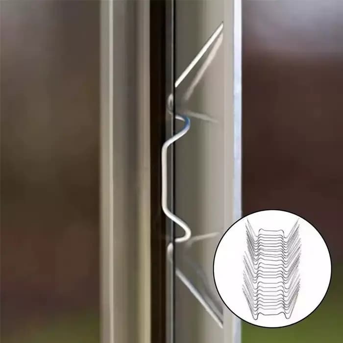 Pinces de Verre de Vitrage de Serre en Acier Inoxydable, Clips de Type Z et de Fil en W, oral auchem