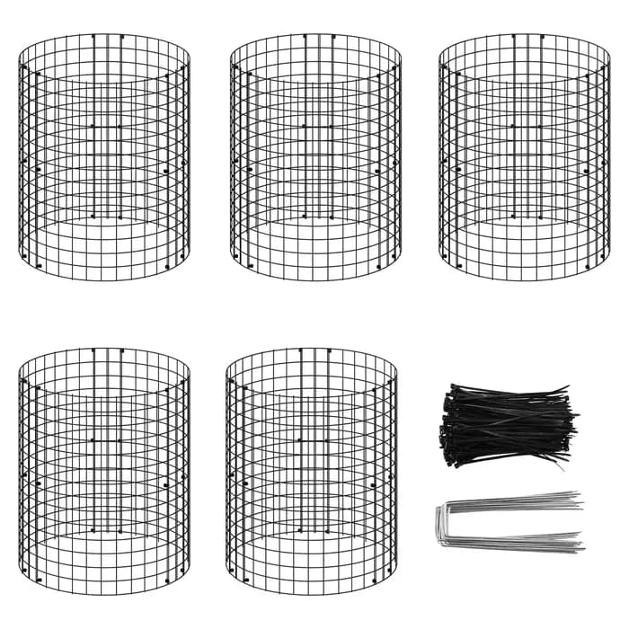 Cages pour plantes en maille de fer