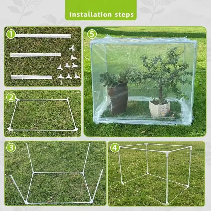 Serre antigel et anti-insectes pour plantes domestiques