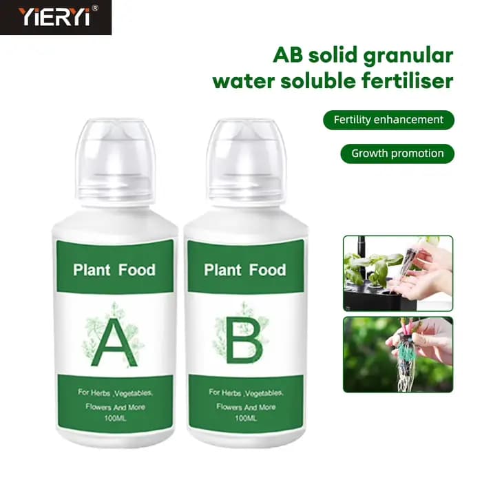 Kit de Solution d'engrais A et B liquide nutritif hydroponique général, 2 pièces/boîte, pour plantes