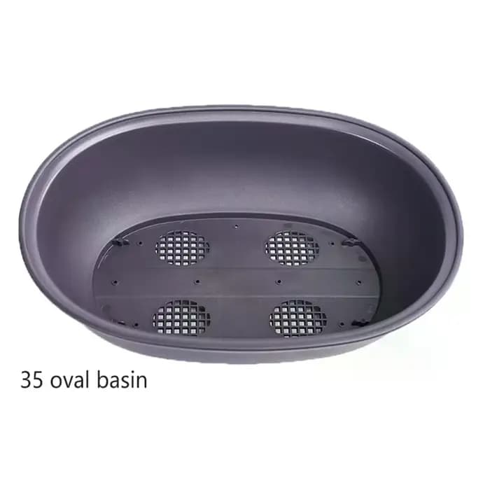 Pots de fleurs en plastique imitation argile violette pour plantes succulentes