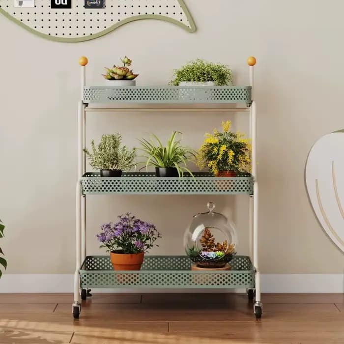 Support de présentation pour plantes d'extérieur en forme de rose, support d'angle Kawaii pour pots de fleurs, étagères de jardin, meuble de balcon