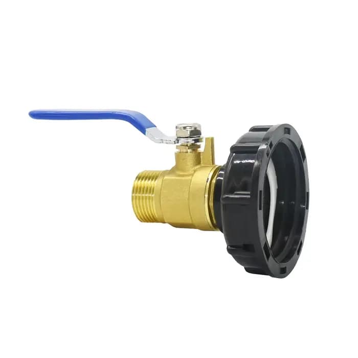 Connecteur à filetage mâle S60 à 1/2 3/4 1 pouce, Valve en laiton, adaptateur de robinet de réservoi
