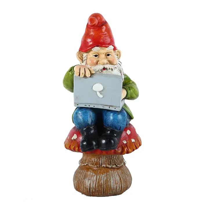 Statue de Gnome de jardin en résine