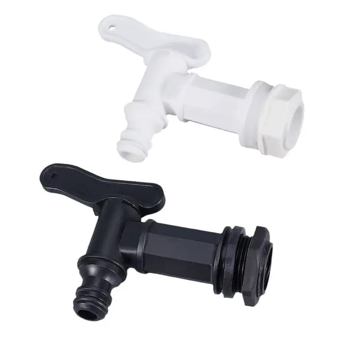 Adaptateur de robinet bout à bout en plastique durable, baril d'eau de jardin, robinet à bec précieu