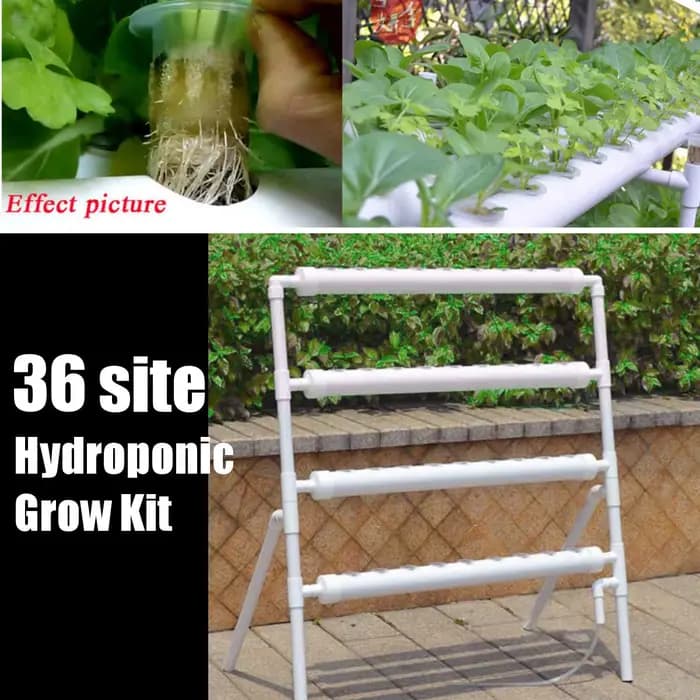 Kit de Culture de Tuyaux à 36 Trous NFT, Serre Intérieure, Boîte de Plantation, Système de user inag