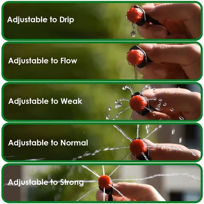 KESLA jardin 1/4 ''Kit d'irrigation goutte à goutte système d'arrosage automatique buses pour terres