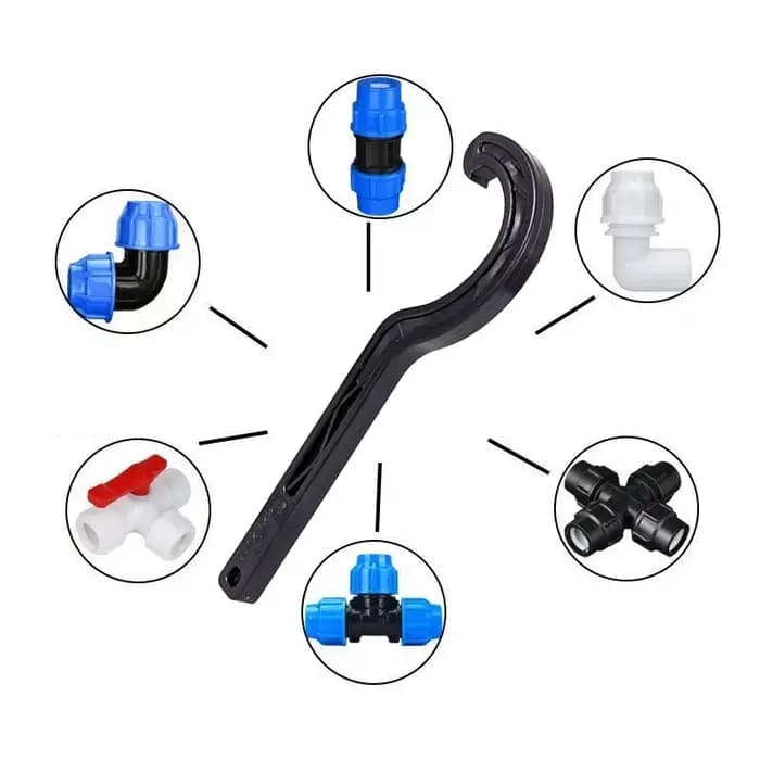 Clé universelle de connecteur 20/25/32mm, outil de connexion rapide pour tuyau PE, Valve de Tube en