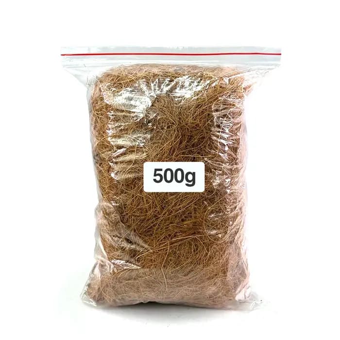 50g-500g naturel organique coquille de noix de coco soie longue