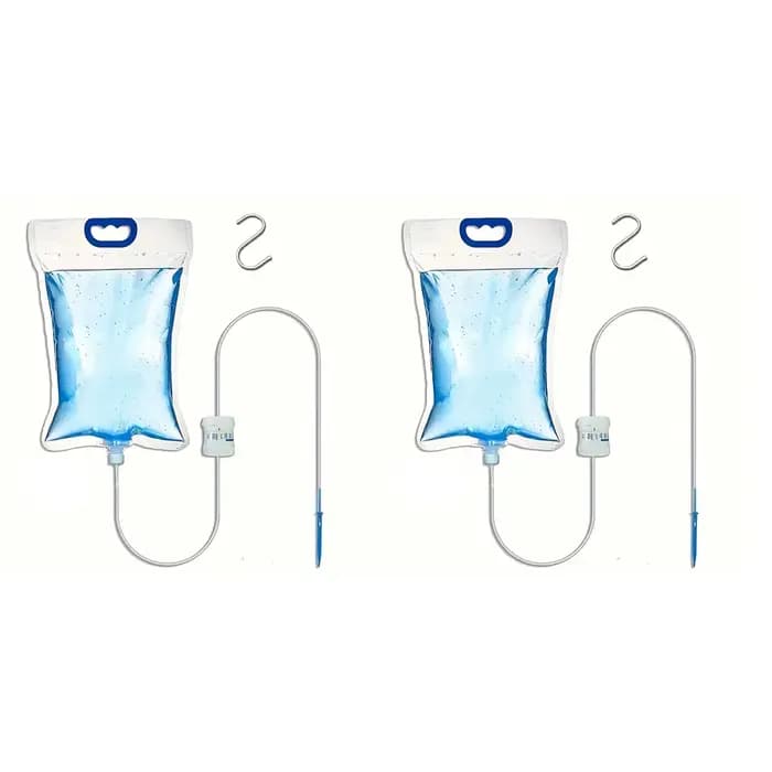 2 sacs d'arrosage entièrement automatiques de 5,2 L, sacs d'arrosage réutilisables pour plantes d'in