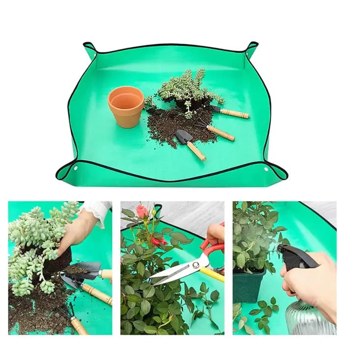 Tapis de repiquage pliable et réutilisable imperméable, fournitures de jardinage à domicile, pour pl