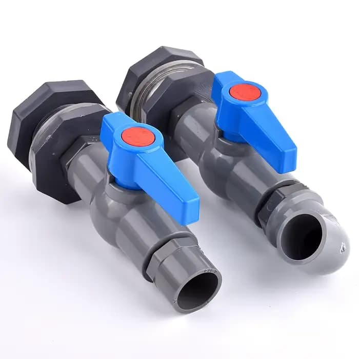 1 ensemble 1/2 "3/4" 1 "PVC Aquarium connecteur de réservoir de poisson entrée tuyau de vidange d'ea