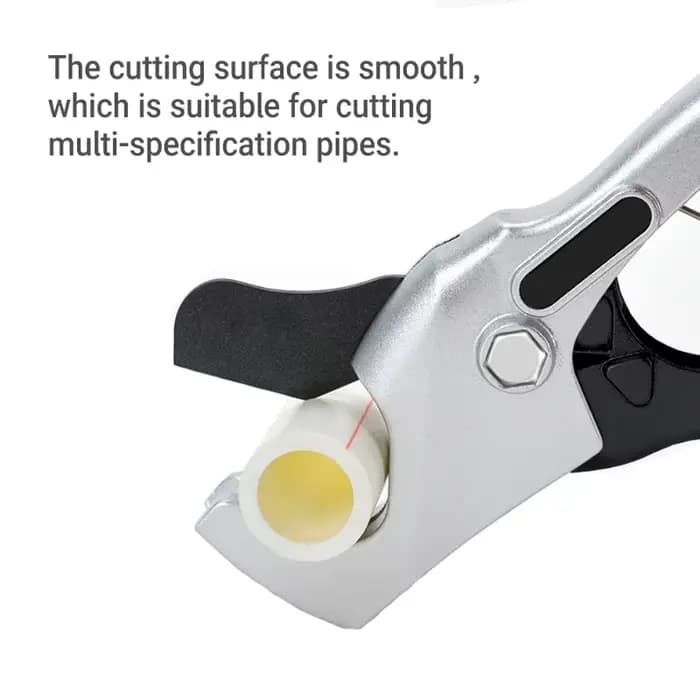 Ciseaux coupe-tuyaux professionnels pour plomberie, adaptés à plusieurs matériaux, y compris PVC, PPR, aluminium, ABS, PE, avec coupe rapide