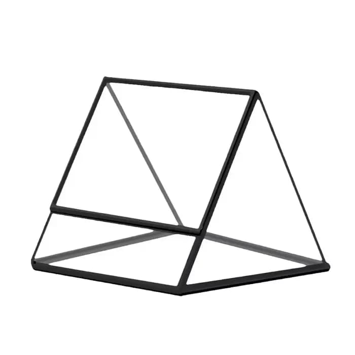 Mini terrarium écologique en verre pour forêt tropicale, fougères et mousse, carré, géométrique, min