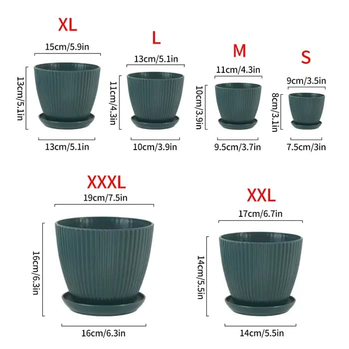 Pot de fleurs minimaliste, pot de plantes vertes, pots de fleurs avec plateaux, pots de bureau pour plantes, décoration de la maison, fournitures de jardinage