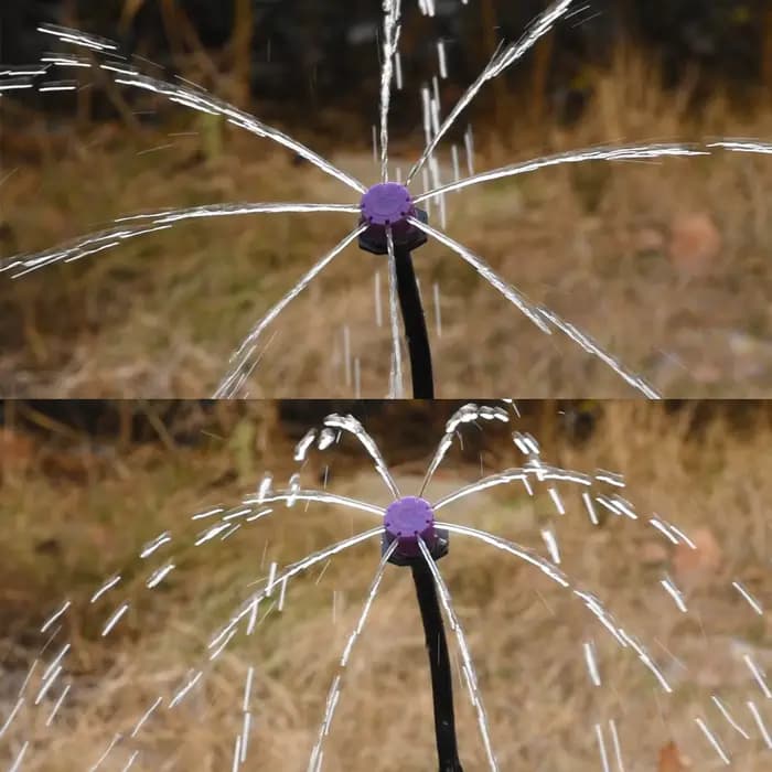 Goutteur d'irrigation goutte à goutte pour jardin, buse réglable, arroseur, émetteur, pelouse, fleur