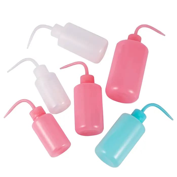 Bouteille en plastique à presser de 30/150/250/500 ml, bouteille de pulvérisation pour tatouage, gra