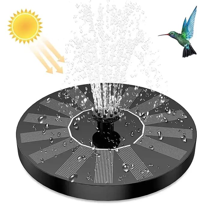 Fontaine flottante solaire extérieure 2.5W