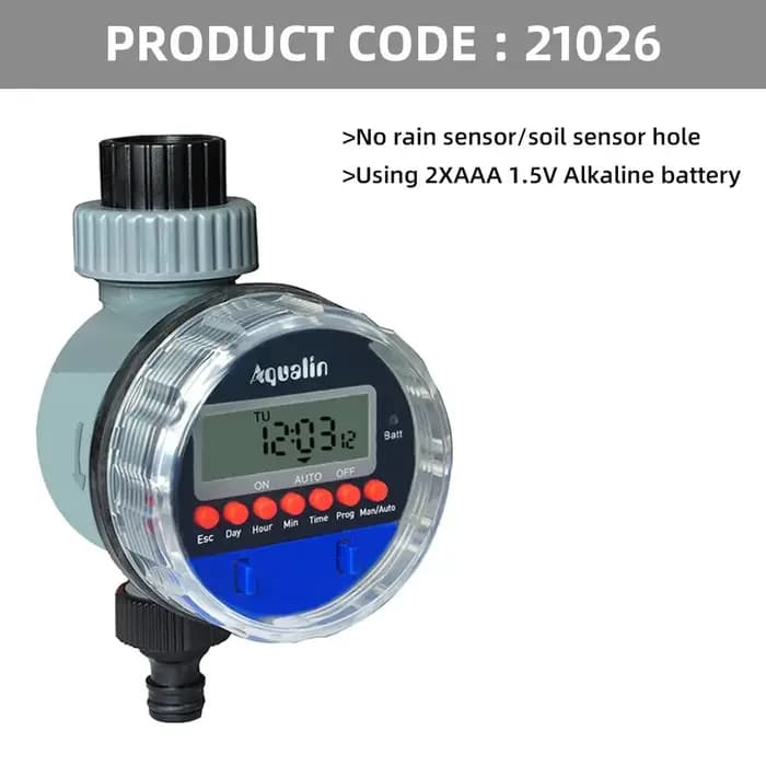 Minuterie d'arrosage électronique avec écran LCD