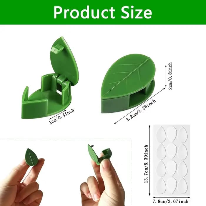Clips de fixation muraux invisibles pour plantes grimpantes, 10-50 pièces, support de vigne en rotin