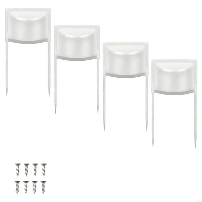 Ensemble 4 couvercles d'arrosage en plastique conçus pour arrosage entretien efficaces du jardin Y5GB