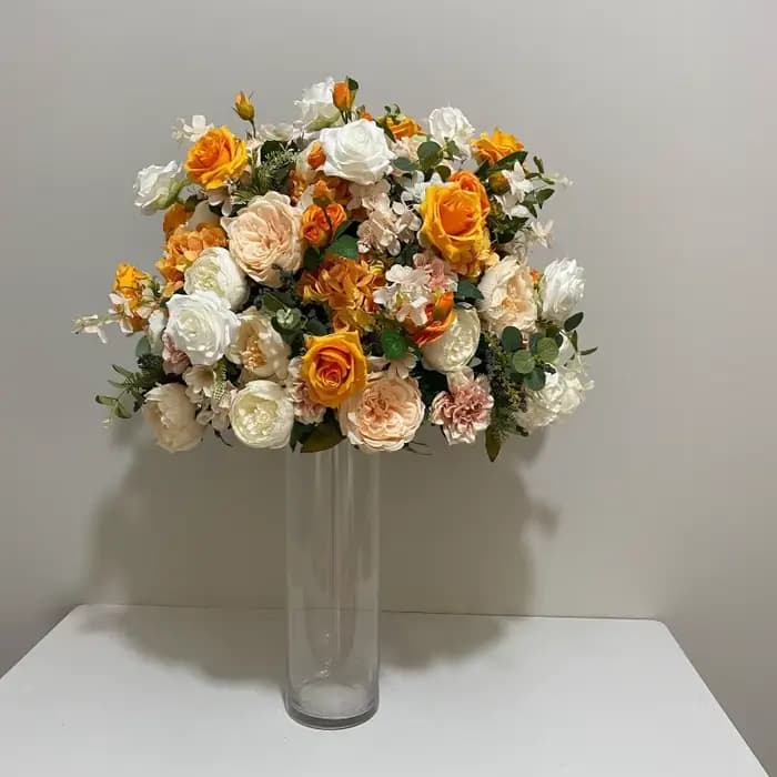 Nouvelles boules de fleurs esthétiques de 80CM de haut