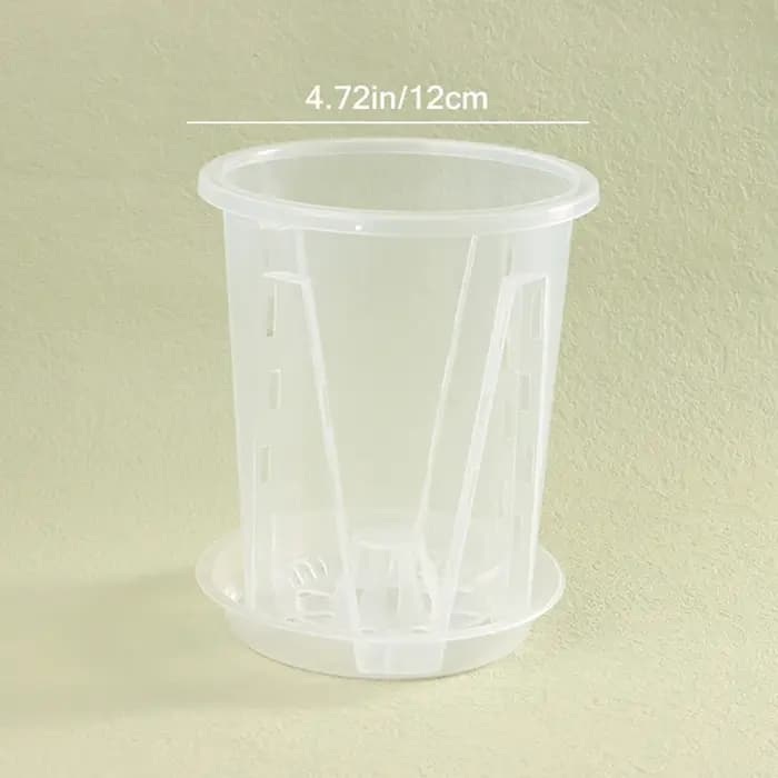 Pot de fleur Transparent avec contrôle des racines