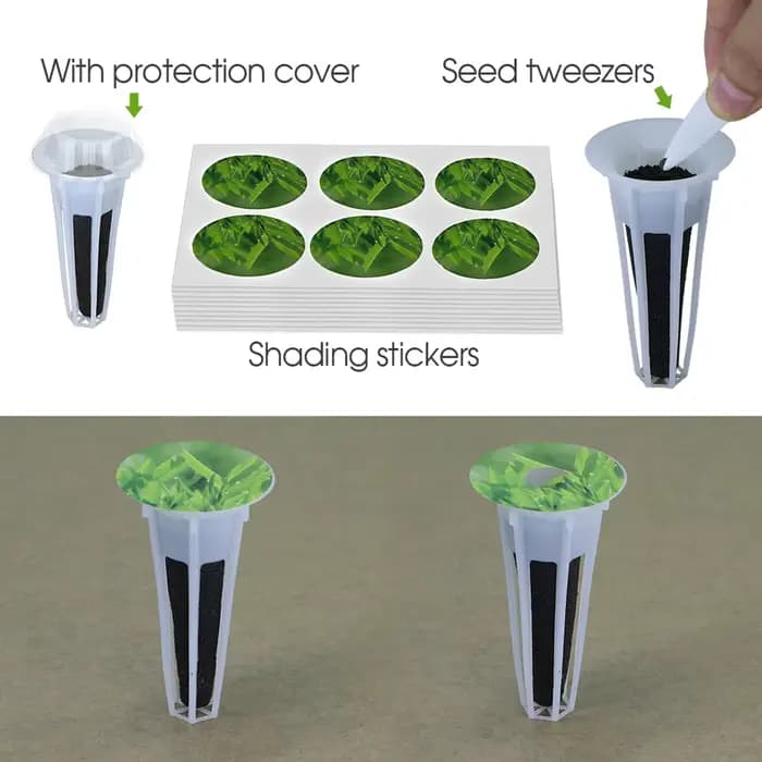 Kit de support de jardinière hydroponique pour jardin intérieur, système de pépinière sans sol, pot