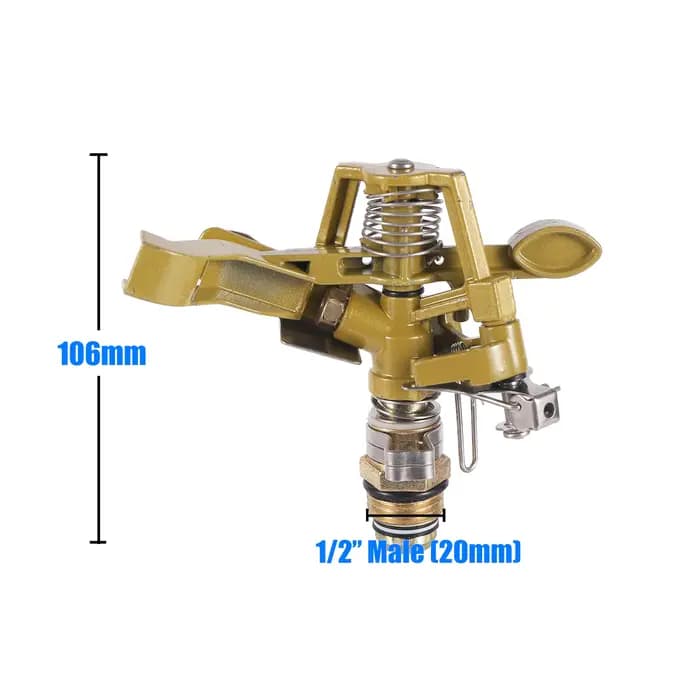 Arroseur à bascule rotatif à filetage mâle 1/2 "