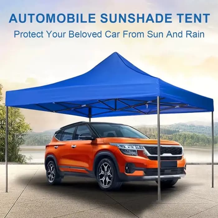 Housse de protection solaire pliable en tissu Oxford 420D pour gazebo, toile de tente renforcée et é