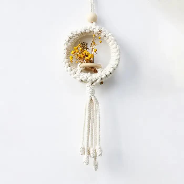 Porte-plante à Air en macramé, tenture murale, décor Boho, Pot de fleur, Pots de jardin de ferme, jardinières, décoration de balcon, cadeau