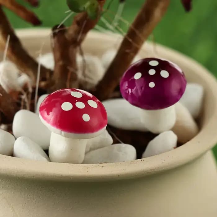 Mini Plantes Artificielles en Pot, Mousse plus Lente, Décoration de Jardin, Ornement en Résine Artis