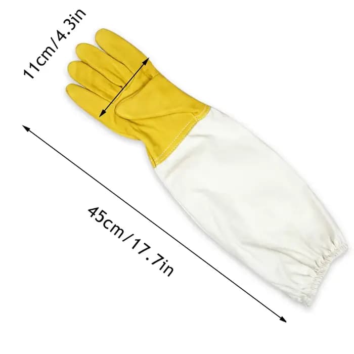 1 paire de gants d'apiculture CE, protection anti-abeilles pour apiculteur, outils de protection con