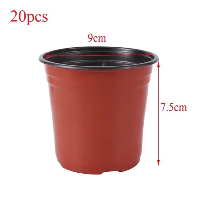 20 pièces/50pcs jardinière pépinière plante poussent Pots tasse pour fleur Pot en plastique outils d
