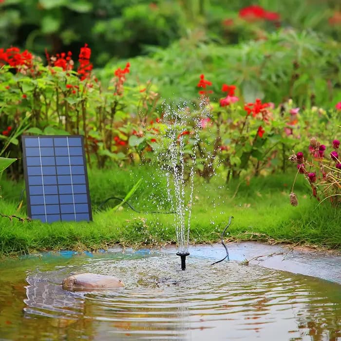 Panneau de pompe de fontaine solaire, 62 kits d'eau, aquarium, sécuritaires, pelouse, bain d'oiseaux