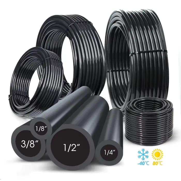50-5m jardin 1/4 ''5/8mm 3/8" 1/2 ''PE tuyau gratuit bricolage jardinage système d'arrosage automatique poinçonnage