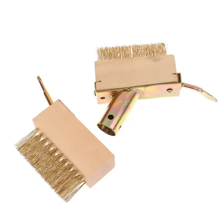 【Nice】Brosse à désherber en fil métallique pour jardin, outil de désherbage manuel réglable - Convient pour le nettoyage des terrasses, des balcons et des trottoirs | Brosse métallique