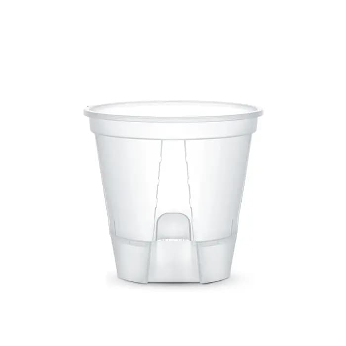 Pot de fleurs Transparent auto-arrosage avec réservoir
