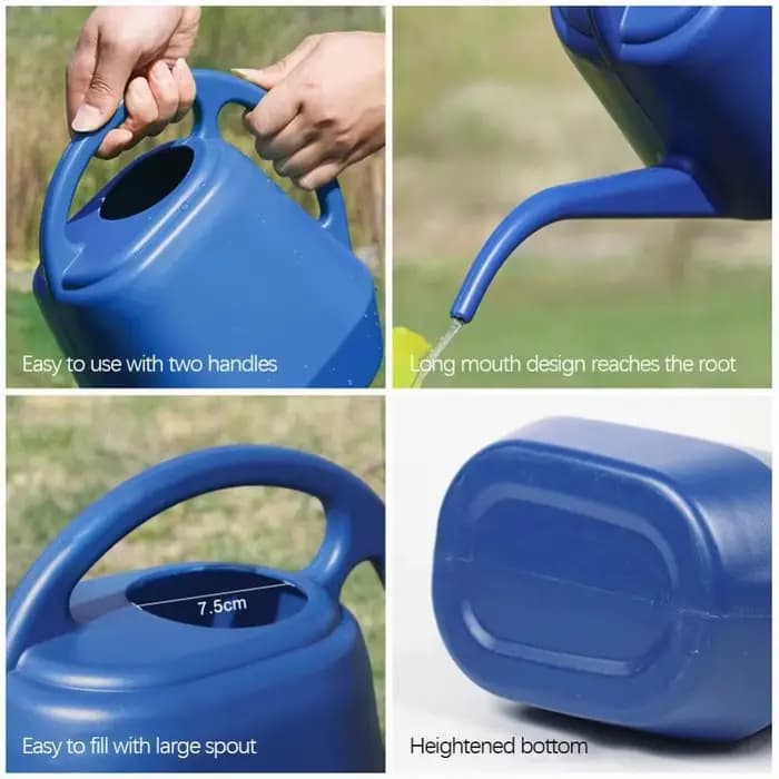 Arrosoir de jardin 4L à long bec, grande capacité, pulvérisateur léger pour plantes, outil de jardin
