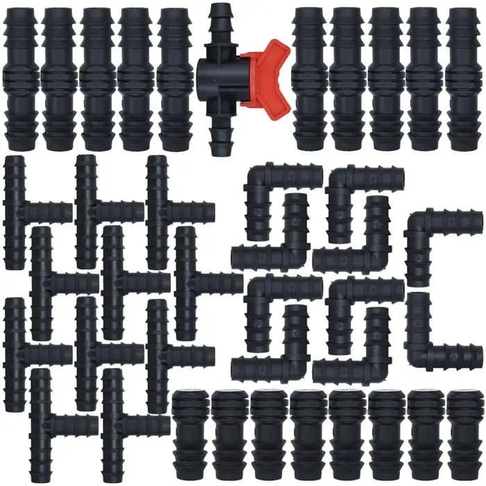 KESLA – raccords pour Irrigation goutte-à-goutte, 16mm, connecteurs, coude en t, capuchon d'accouple